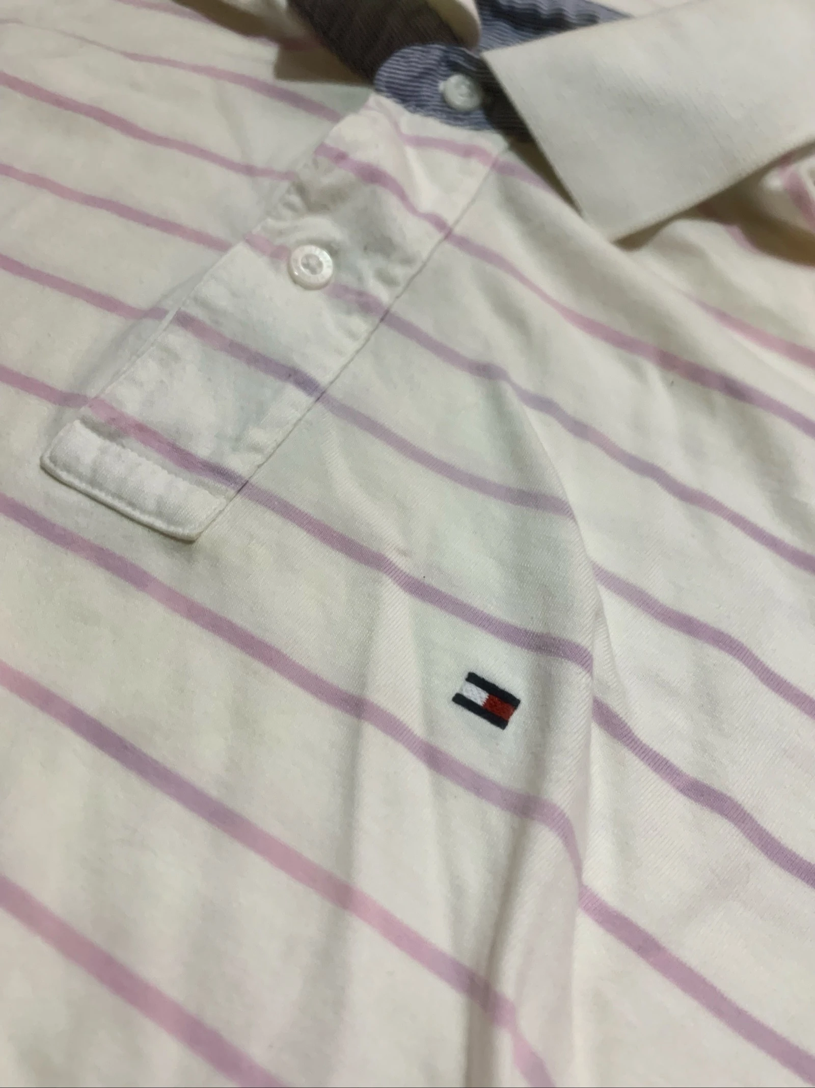 Polo Tommy Hilfiger Blanc Original Taille M – photo 2